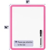 image:imageMr Pen Dry Erase Board 14 x 11 with a Black Dry Erase Marker  Green Frame Small Mini White Board for Students Fridge Wall Locker Includes Double Sided TapesLight Coral