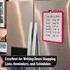 image:imageMr Pen Dry Erase Board 14 x 11 with a Black Dry Erase Marker  Green Frame Small Mini White Board for Students Fridge Wall Locker Includes Double Sided TapesRed