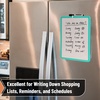 image:imageMr Pen Dry Erase Board 14 x 11 with a Black Dry Erase Marker  Green Frame Small Mini White Board for Students Fridge Wall Locker Includes Double Sided TapesAqua Blue