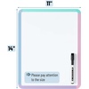 image:imageMr Pen Dry Erase Board 14 x 11 with a Black Dry Erase Marker  Green Frame Small Mini White Board for Students Fridge Wall Locker Includes Double Sided TapesC Colorful