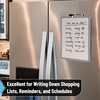 image:imageMr Pen Dry Erase Board 14 x 11 with a Black Dry Erase Marker  Green Frame Small Mini White Board for Students Fridge Wall Locker Includes Double Sided TapesGray