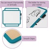 image:imageMr Pen Dry Erase Board 14 x 11 with a Black Dry Erase Marker  Green Frame Small Mini White Board for Students Fridge Wall Locker Includes Double Sided TapesGreen