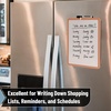image:imageMr Pen Dry Erase Board 14 x 11 with a Black Dry Erase Marker  Green Frame Small Mini White Board for Students Fridge Wall Locker Includes Double Sided TapesCopper Tan
