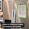 image:imageMr Pen Dry Erase Board 14 x 11 with a Black Dry Erase Marker  Green Frame Small Mini White Board for Students Fridge Wall Locker Includes Double Sided TapesLawn Green