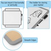 image:imageMr Pen Dry Erase Board 14 x 11 with a Black Dry Erase Marker  Green Frame Small Mini White Board for Students Fridge Wall Locker Includes Double Sided TapesGray