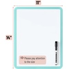 image:imageMr Pen Dry Erase Board 14 x 11 with a Black Dry Erase Marker  Green Frame Small Mini White Board for Students Fridge Wall Locker Includes Double Sided TapesMint Green