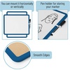 image:imageMr Pen Dry Erase Board 14 x 11 with a Black Dry Erase Marker  Green Frame Small Mini White Board for Students Fridge Wall Locker Includes Double Sided TapesDark Blue