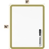 image:imageMr Pen Dry Erase Board 14 x 11 with a Black Dry Erase Marker  Green Frame Small Mini White Board for Students Fridge Wall Locker Includes Double Sided TapesOlive Green