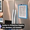 image:imageMr Pen Dry Erase Board 14 x 11 with a Black Dry Erase Marker  Green Frame Small Mini White Board for Students Fridge Wall Locker Includes Double Sided TapesBlue 2