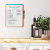 image:imageMr Pen Dry Erase Board 14 x 11 with a Black Dry Erase Marker  Green Frame Small Mini White Board for Students Fridge Wall Locker Includes Double Sided TapesColorful 3