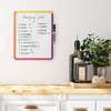 image:imageMr Pen Dry Erase Board 14 x 11 with a Black Dry Erase Marker  Green Frame Small Mini White Board for Students Fridge Wall Locker Includes Double Sided TapesColorful 2