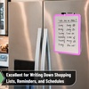 image:imageMr Pen Dry Erase Board 14 x 11 with a Black Dry Erase Marker  Green Frame Small Mini White Board for Students Fridge Wall Locker Includes Double Sided TapesOrchid