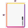 image:imageMr Pen Dry Erase Board 14 x 11 with a Black Dry Erase Marker  Green Frame Small Mini White Board for Students Fridge Wall Locker Includes Double Sided TapesColorful 2