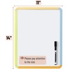 image:imageMr Pen Dry Erase Board 14 x 11 with a Black Dry Erase Marker  Green Frame Small Mini White Board for Students Fridge Wall Locker Includes Double Sided TapesCitrus