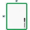 image:imageMr Pen Dry Erase Board 14 x 11 with a Black Dry Erase Marker  Green Frame Small Mini White Board for Students Fridge Wall Locker Includes Double Sided TapesGreen 2