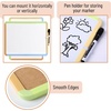 image:imageMr Pen Dry Erase Board 14 x 11 with a Black Dry Erase Marker  Green Frame Small Mini White Board for Students Fridge Wall Locker Includes Double Sided TapesCitrus