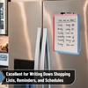 image:imageMr Pen Dry Erase Board 14 x 11 with a Black Dry Erase Marker  Green Frame Small Mini White Board for Students Fridge Wall Locker Includes Double Sided TapesPink Tide