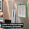 image:imageMr Pen Dry Erase Board 14 x 11 with a Black Dry Erase Marker  Green Frame Small Mini White Board for Students Fridge Wall Locker Includes Double Sided TapesGreen 2