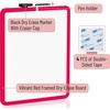 image:imageMr Pen Dry Erase Board 14 x 11 with a Black Dry Erase Marker  Green Frame Small Mini White Board for Students Fridge Wall Locker Includes Double Sided TapesRed