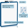 image:imageMr Pen Dry Erase Board 14 x 11 with a Black Dry Erase Marker  Green Frame Small Mini White Board for Students Fridge Wall Locker Includes Double Sided TapesDark Blue