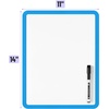image:imageMr Pen Dry Erase Board 14 x 11 with a Black Dry Erase Marker  Green Frame Small Mini White Board for Students Fridge Wall Locker Includes Double Sided TapesBlue 2