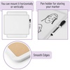 image:imageMr Pen Dry Erase Board 14 x 11 with a Black Dry Erase Marker  Green Frame Small Mini White Board for Students Fridge Wall Locker Includes Double Sided TapesWhite