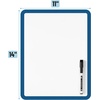 image:imageMr Pen Dry Erase Board 14 x 11 with a Black Dry Erase Marker  Green Frame Small Mini White Board for Students Fridge Wall Locker Includes Double Sided TapesDark Blue