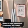 image:imageMr Pen Dry Erase Board 14 x 11 with a Black Dry Erase Marker  Green Frame Small Mini White Board for Students Fridge Wall Locker Includes Double Sided TapesChocolate Brown