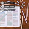 image:imageMr Pen Dual Tip Aesthetic Bible Highlighters No Bleed Through 8 pcs  Chisel amp Brush Tip Cute Highlighter for Journaling Supplies and School Accessories Bible Highlighters and Pens No Bleed