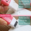 image:imageMr Pen Eraser with Cover and Roller 6 Pack Animal Theme  Cute Erasers for KidsA 6 Different Cute Designs