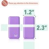 image:imageMr Pen Eraser with Cover and Roller 6 Pack Animal Theme  Cute Erasers for KidsB Pastel Colors