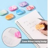 image:imageMr Pen Erasers 24 Pack Vibrant Colors Marble Pencil Eraser  Cute Eraser for kids Big Erasers for Pencils
