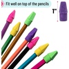 image:imageMr Pen Erasers for Pencils 120 Pack Pencil Top Erasers Eraser Caps  Kids Cap Tops Topper Erasers Ereaser