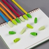 image:imageMr Pen Erasers for Pencils 120 Pack Pencil Top Erasers Eraser Caps  Kids Cap Tops Topper Erasers Ereaser shades of green