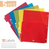 image:imageMr Pen Expanding Binder Dividers with Pockets and Tabs 5 Tabs  Colorful Dividers for 3 Ring Binder with Pockets