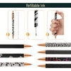 image:imageMr Pen Fancy Pens for Women 7 Pack Black Ink Ballpoint 10 Refills  10mm Glitter Cute Pens for Journaling Sparkly Fancy Pen for Writing Women amp Girls School Gifts College StudentsStarry Night