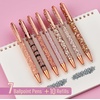 image:imageMr Pen Fancy Pens for Women 7 Pack Black Ink Ballpoint 10 Refills  10mm Glitter Cute Pens for Journaling Sparkly Fancy Pen for Writing Women amp Girls School Gifts College StudentsRose Gold Reverie