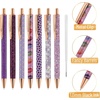 image:imageMr Pen Fancy Pens for Women 7 Pack Black Ink Ballpoint 10 Refills  10mm Glitter Cute Pens for Journaling Sparkly Fancy Pen for Writing Women amp Girls School Gifts College StudentsElegant in Purple