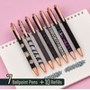 image:imageMr Pen Fancy Pens for Women 7 Pack Black Ink Ballpoint 10 Refills  10mm Glitter Cute Pens for Journaling Sparkly Fancy Pen for Writing Women amp Girls School Gifts College StudentsStarry Night