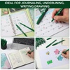 image:imageMr Pen Felt Tip Pens 36 Pack 07 mm Green Felt Tip Pens Bulk Fast Dry  No Smear Planner Markers for Underlining Writing Drawing Journaling SuppliesGreen