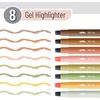 image:imageMr Pen Gel Highlighter 8 Pack Earthy Colors  Mr Pen Bible Highlighters No Bleed No Bleed Highlighters Mr Pen Bible Highlighter Bible Markers