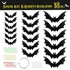 image:imageMr Pen Halloween Decoration Hanging Bats 3 Sizes 18 pcs  Halloween Bats Outdoor Bats Halloween Decoration Halloween Hanging Bats Halloween Decoration