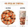 image:imageMr Pen Halloween Plates and Cups Set 48 Pcs Halloween Cups and Plates