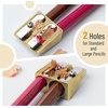 image:imageMr Pen Handheld Metal Pencil Sharpener 6 Pack  2Hole Dual Size Standard amp Jumbo Rose Gold Metal Manual Pencil Sharpeners for Graphite amp Colored Pencils School OfficeGold
