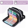 image:imageMr Pen High Capacity Pencil Case Large Pencil Pouch with 3 Compartments and 2 Pockets Large Pencil Bag with Smooth Zipper Cute Pencil Case Pouch Organizer School Supplies for TeensBlack