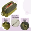 image:imageMr Pen High Capacity Pencil Case Large Pencil Pouch with 3 Compartments and 2 Pockets Large Pencil Bag with Smooth Zipper Cute Pencil Case Pouch Organizer School Supplies for TeensLight Olive Green