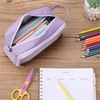 image:imageMr Pen High Capacity Pencil Case Large Pencil Pouch with 3 Compartments and 2 Pockets Large Pencil Bag with Smooth Zipper Cute Pencil Case Pouch Organizer School Supplies for TeensPurple
