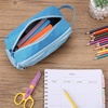 image:imageMr Pen High Capacity Pencil Case Large Pencil Pouch with 3 Compartments and 2 Pockets Large Pencil Bag with Smooth Zipper Cute Pencil Case Pouch Organizer School Supplies for TeensBlue