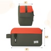 image:imageMr Pen High Capacity Pencil Case Large Pencil Pouch with 3 Compartments and 2 Pockets Large Pencil Bag with Smooth Zipper Cute Pencil Case Pouch Organizer School Supplies for TeensOlive Green  Orange