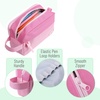 image:imageMr Pen High Capacity Pencil Case Large Pencil Pouch with 3 Compartments and 2 Pockets Large Pencil Bag with Smooth Zipper Cute Pencil Case Pouch Organizer School Supplies for TeensPink